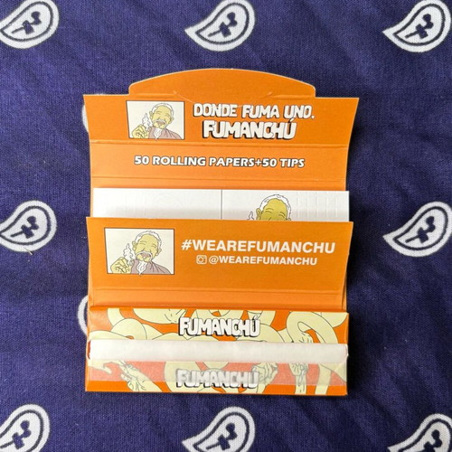 Fumanchu Orange 1 1/4 Rolling Papers and Tips Pack new