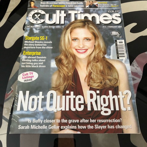 Cult Times 77 Magazine used, Buffy, Star Trek, Enterprise, Stargate SG-1