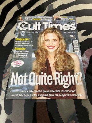 Cult Times 77 Magazine used, Buffy, Star Trek, Enterprise, Stargate SG-1