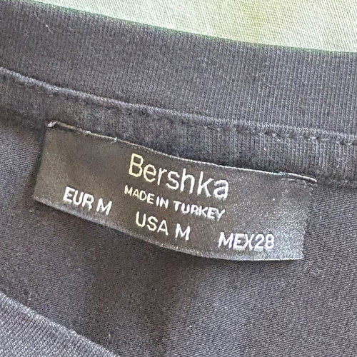 Bershka black dress like new, size M