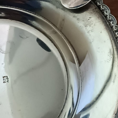 Silver ashtray 925°, like new, 10 cm diameter, approx. 25g