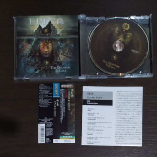 Epica The Quantum Enigma Japanese CD like new with VIP lanyard