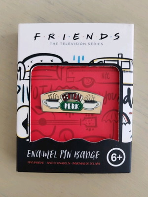 Friends pin badge with Central Perk logo like new