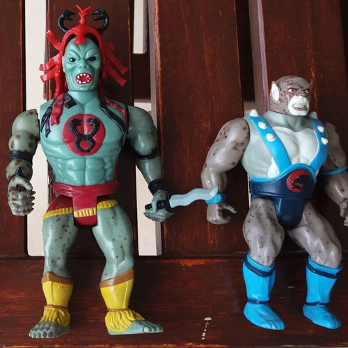 Thundercats vintage figures pack of 4 used, 1985