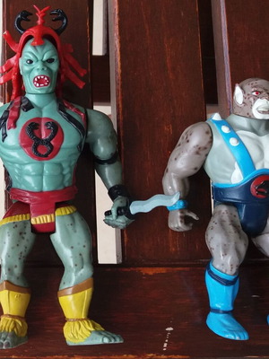 Thundercats vintage figures pack of 4 used, 1985