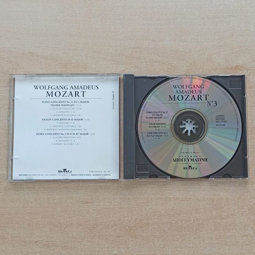 Wolfgang Amadeus Mozart CD like new, classical music collection No 3