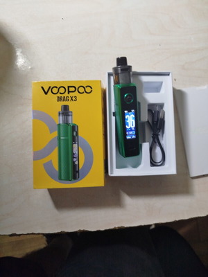 Voopoo Drag X3 E-Cigarette compatible with 18650 or 21700 battery