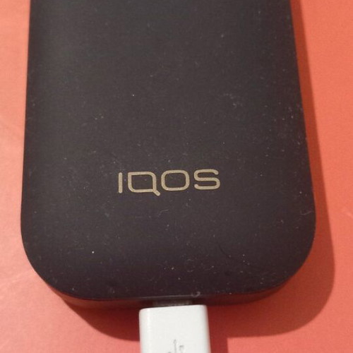 Iqos electronic cigarette used with all accessories