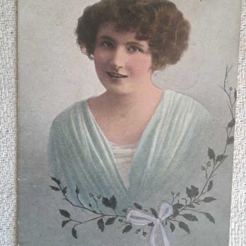 Collectible postcards used, pack of 7, circa 1910