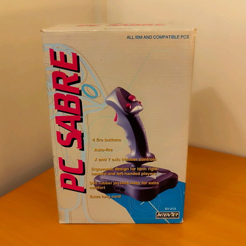 Retro Joystick InterAct PC Sabre SV-213 mint condition with box