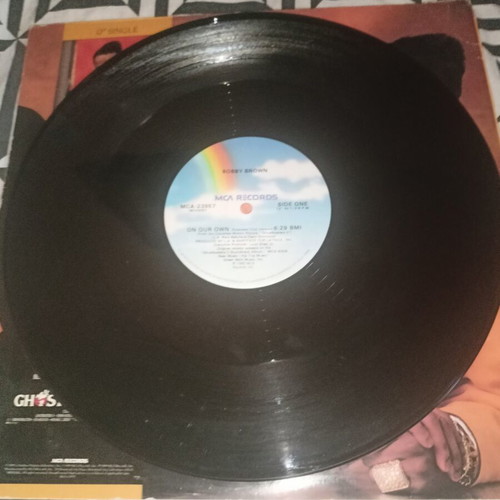 Bobby Brown On Our Own 12" vinyl single 1989 Ghostbusters II soundtrack