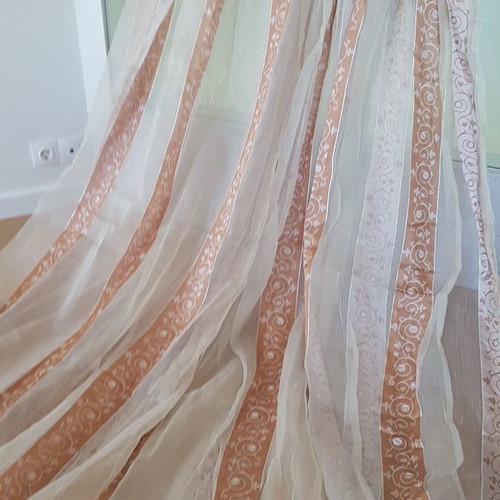 Curtains used set with dimensions 150W×232H