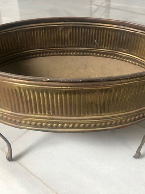 Antique Copper and Brass Vessel in Like New Condition