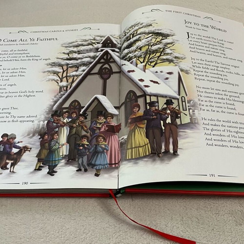 The Children's Illustrated Treasury of Christmas Carols & Stories children's book used, English