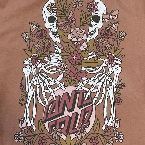 Santa Cruz T-shirt, size S, pink multicolor