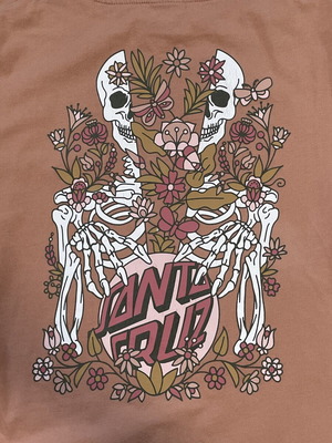 Santa Cruz T-shirt, size S, pink multicolor