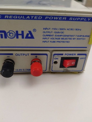 Adjustable power supply 13.8v 5A used with broken base