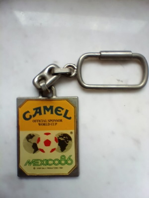 FIFA World Cup Mexico 1986 Camel Keychain used, collectible