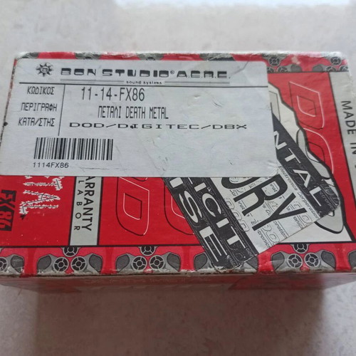 DOD Death Metal Distortion FX86 distortion pedal new