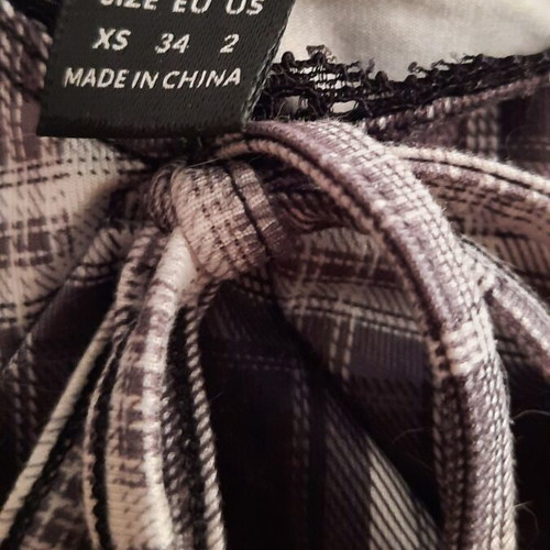 Shein women's checkered dress size XS