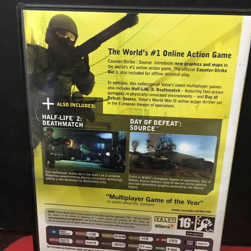 Counter Strike Source used, PC fighting game in good condition