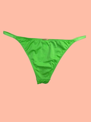 Luna tanga brazilian σλιπ αφόρετο λαχανί σε M, L, XL
