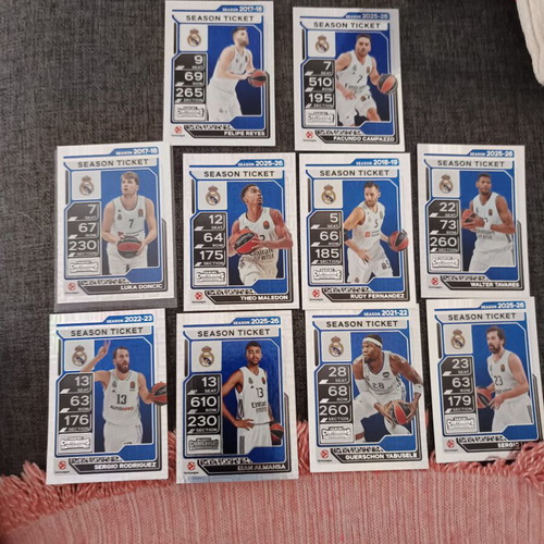 Panini basketball cards, set