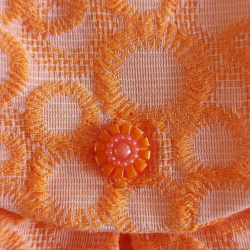 Blathine small orange crossbody bag