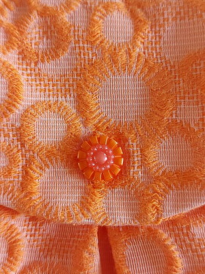 Blathine small orange crossbody bag