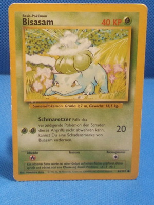 Κάρτα Pokemon Bisasam 44/102 μεταχειρισμένη