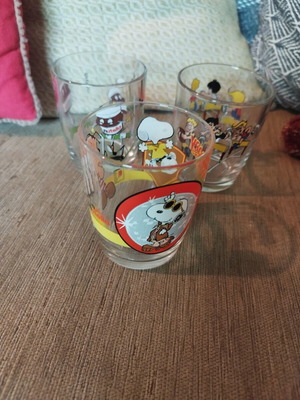 Nutella glasses set of 3 like new
