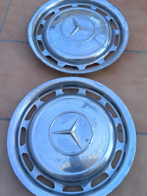 Τάσια ζάντας Mercedes Benz W113 W108 W109 W112 W107 W111 W116 μεταχειρισμένα, χρώμιο νικέλ