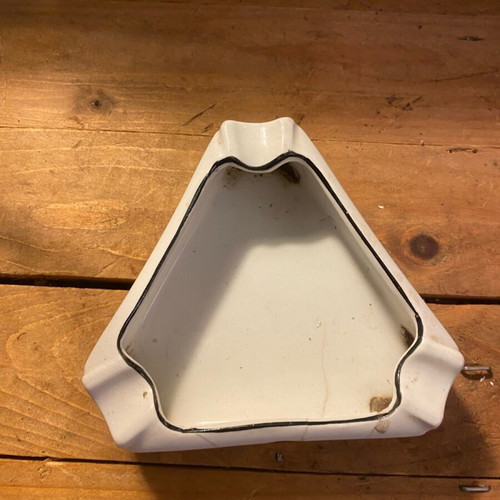 Ceramic ashtray Long John Scotch Whisky used