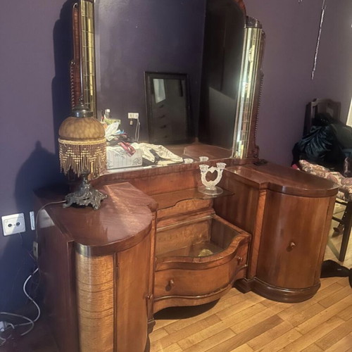 Art Deco Dressing Table 1930s used with Mirror