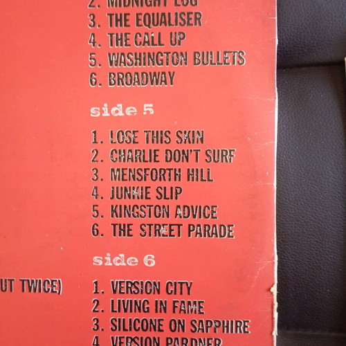The Clash Sandinista 3LP used, Dutch edition