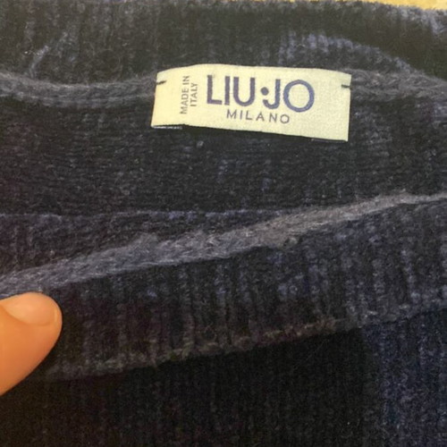 Liu Jo sweater, black and blue, size L