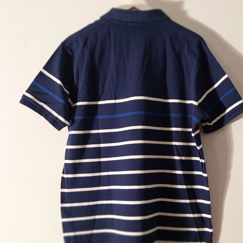 Polo Ralph Lauren men's polo shirt L like new, blue and white