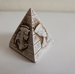Egyptian stone pyramid decoration, 5-6 cm