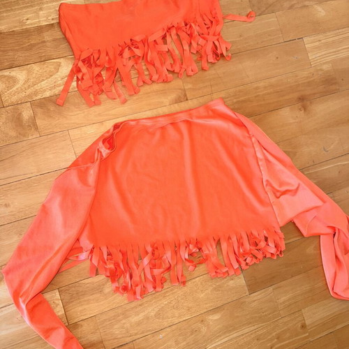 A.L.E. orange women's set, size S
