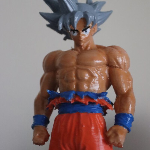 Goku Dragon Ball 3D printed figure like new, PLA eco-friendly filament