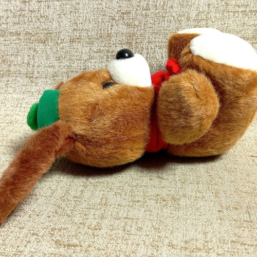 Stuffed animal dolls new, pack of 3, 1990s vintage dog and bears