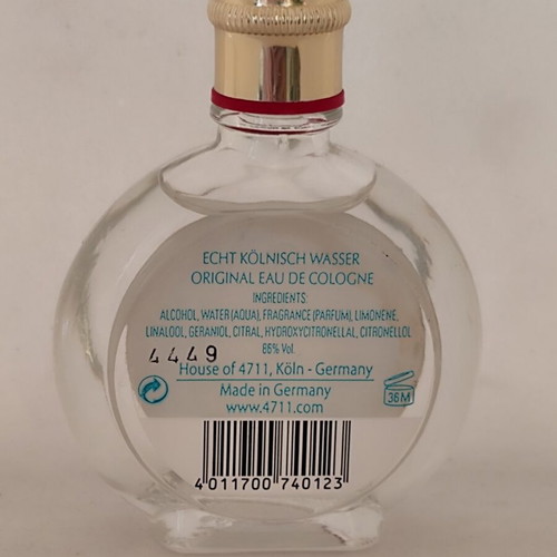 Vintage 4711 Original Eau de Cologne 25ml, like new, watch bottle