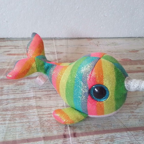 Ty Narwal Plush Narwhal Used