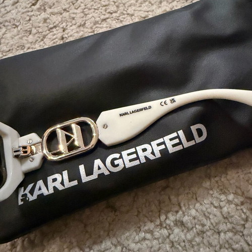 Karl Lagerfeld women's white sunglasses like new