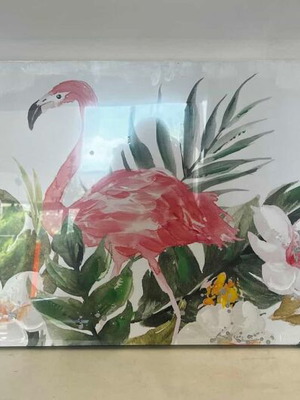 Πίνακας σε καμβά Inart Flamingo 50x150 καινούριος