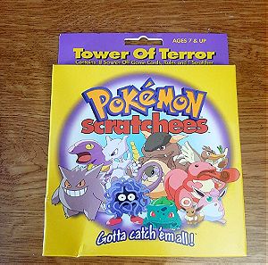VTG Nintendo Pokemon Scratchees Game Scratch tower of terror