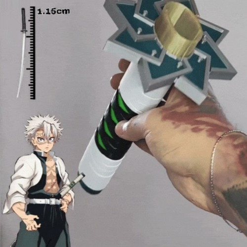 Demon Slayer Sanemi Katana new, 3D printed with durable PLA+