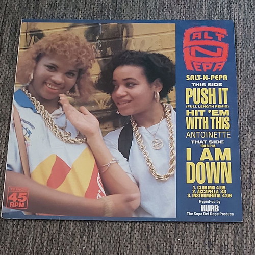Salt N Pepa 12" vinyl used, hip-hop 1988