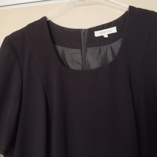 Dress with muslin sleeve Estetica like new, black