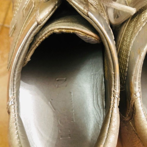 Hogan silver sneakers used, size 37